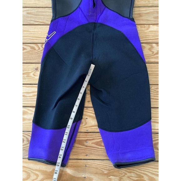 O’Neill Short Sleeve Shorts Wetsuit Size Large Men’s Black Purple - Picture 8 of 9